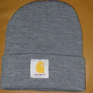 > Carhartt light gray beanie